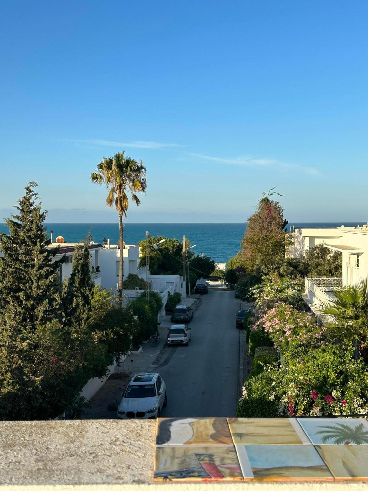 Appartement Luxeux Et Ideal A Marsa Plage Vue Sur Mer à La Marsa Extérieur photo